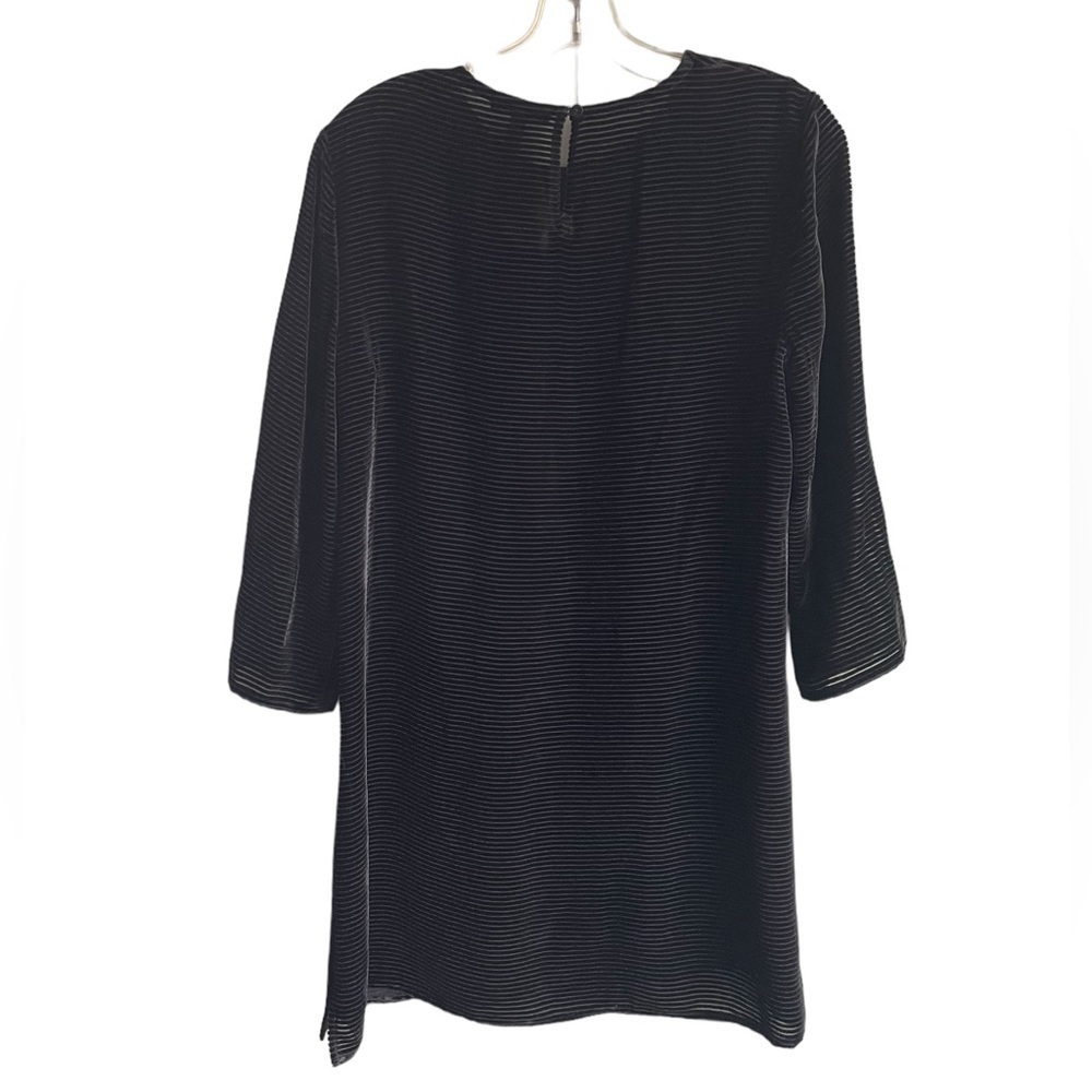 Eileen Fisher 80% rayon 20% silk black black Shirt Great quality size XS